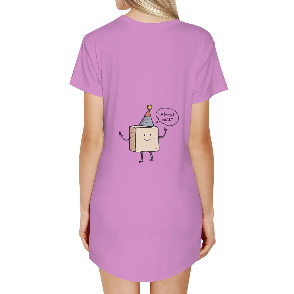 T-Shirts Custom: Always beALT with Quirky Cube and Party Hat|happy 4th of july ungrateful colonials