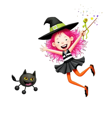 Custom Tee Shirts: Enchanted Witch | Halloween Magic & Joy