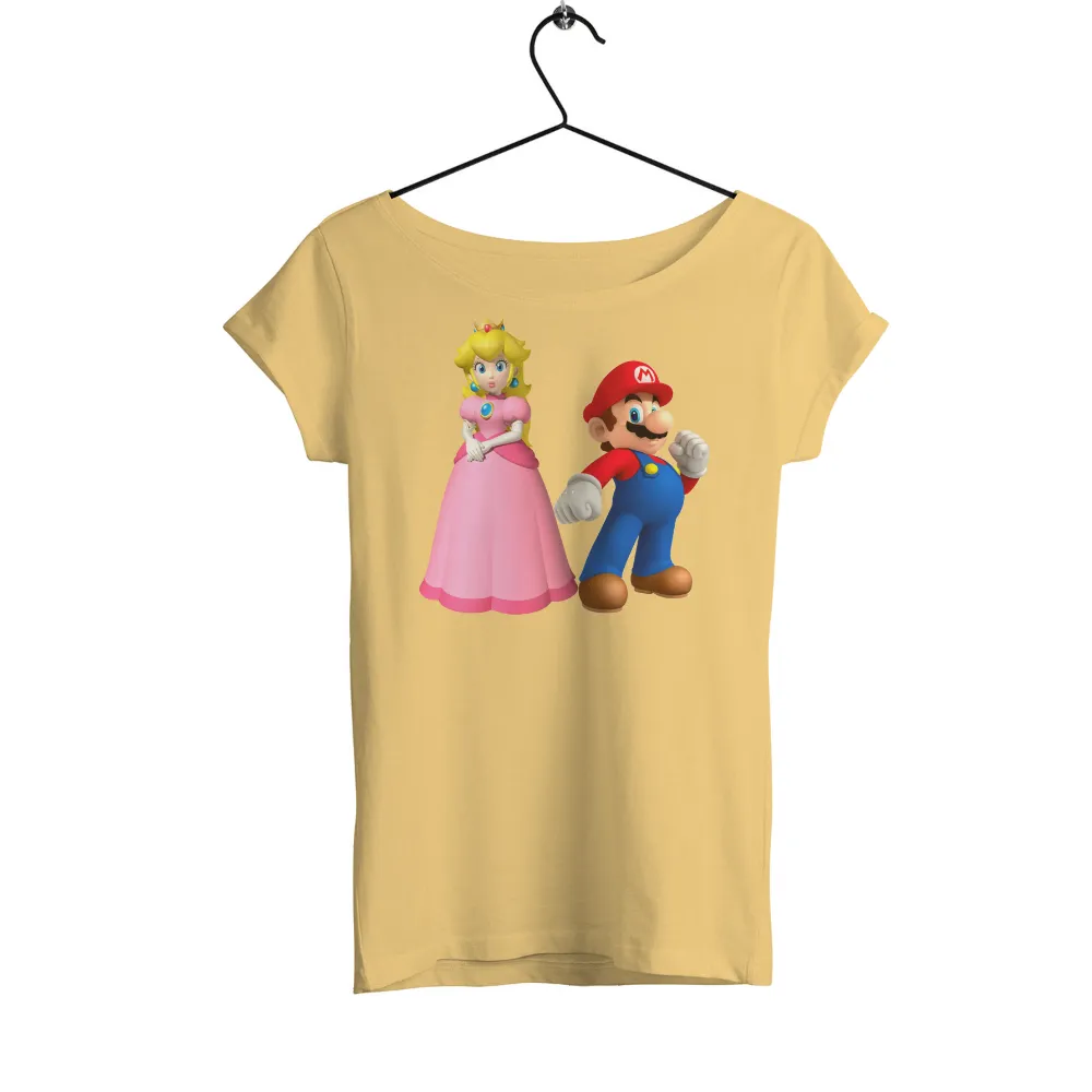 Tee Shirt Printing: Rescue the Princess with Mario and Peach|sci fi fantasy biker tee