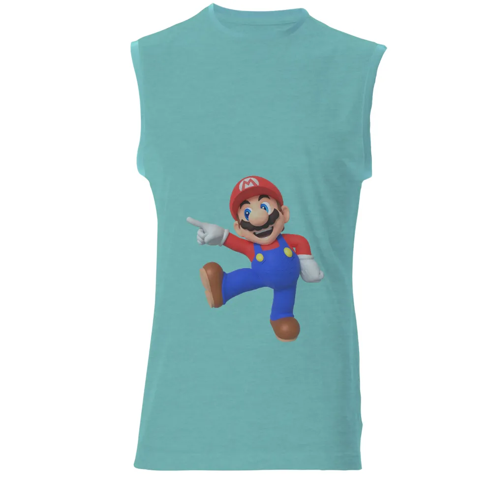 TShirt Design: Mario's Adventure - Gaming Hero|women my hero academia shirt