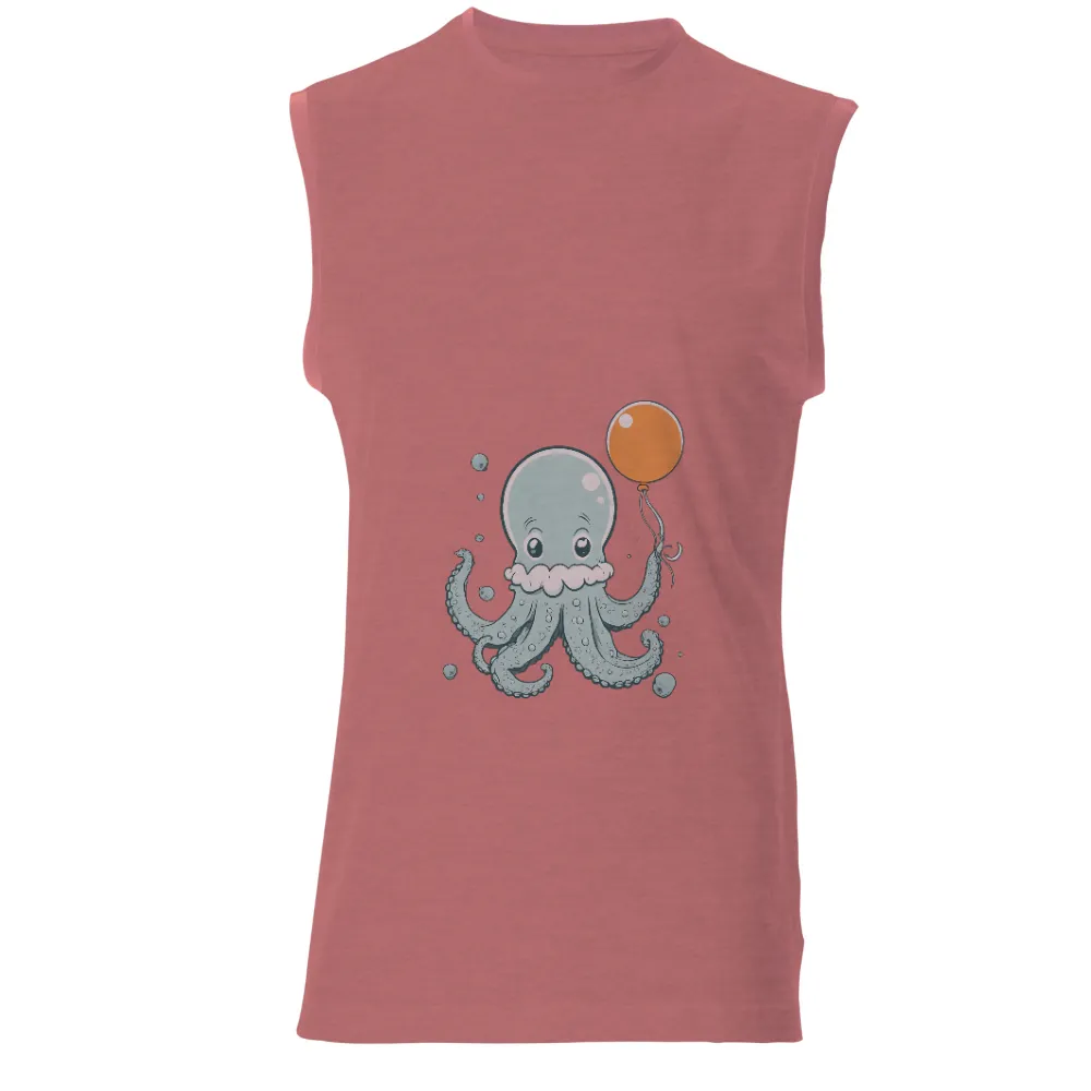 Tee Shirts Printed: Ollie the Octopus with Balloon - Funny & Quotes|adventure time star wars shirt