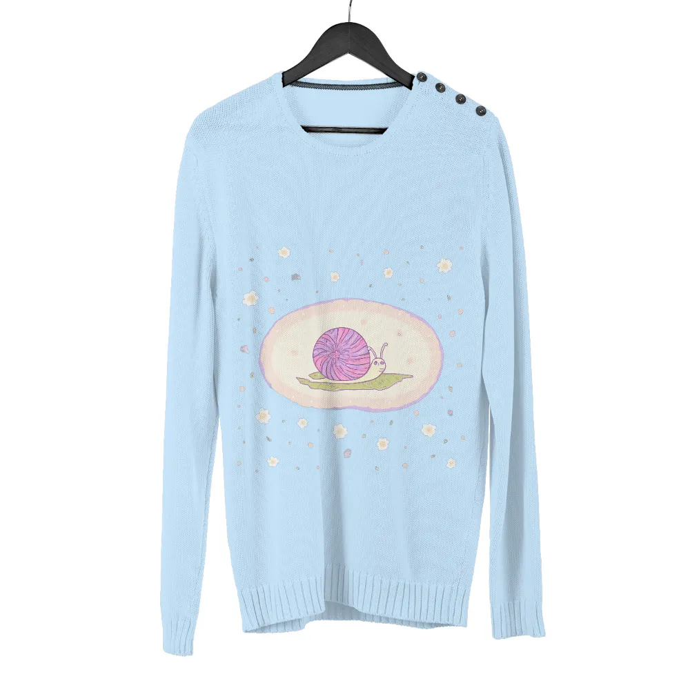 Custom Tee Shirts: Dreamy Snail Under the Starry Sky|dallas stars goalie