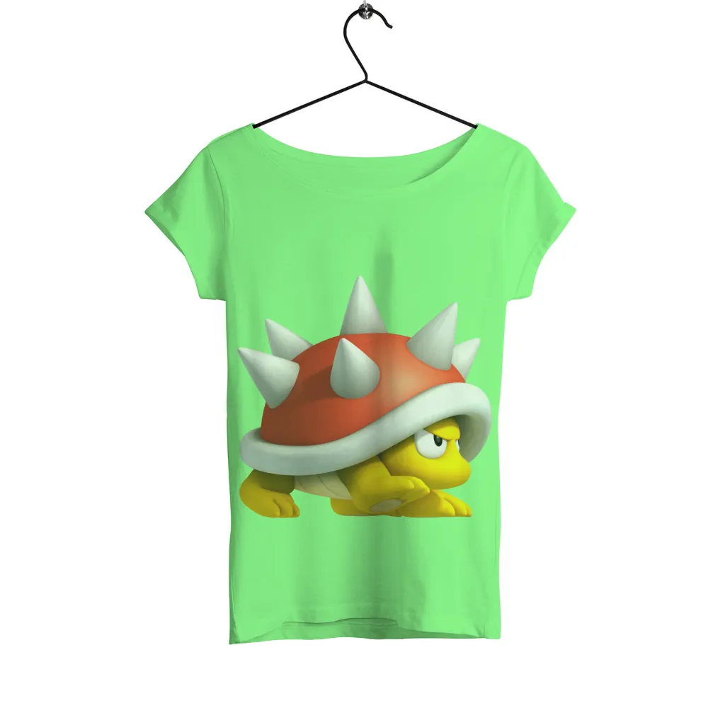 Red Koopa Troopa TShirt Design: Gaming Icon|monkey in yellow shirt