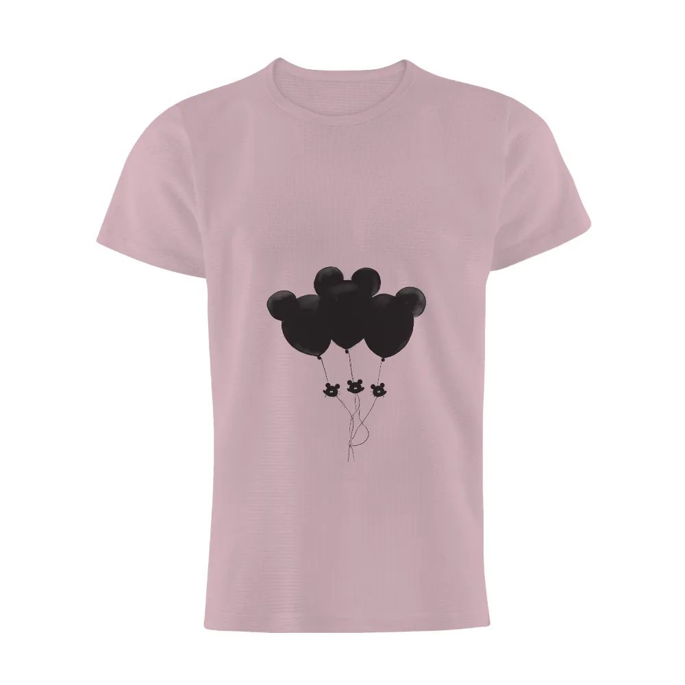 TShirt Printing: Black Balloons - Artistic Emotion|cartoon characters t shirts wholesale