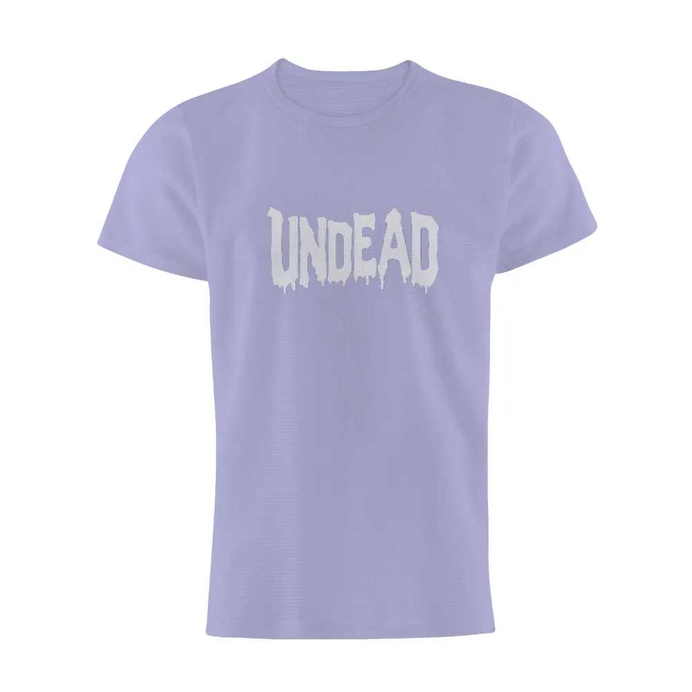 Custom Undead Horror Design with Dripping Font|hot topic halloween horror nights shirt