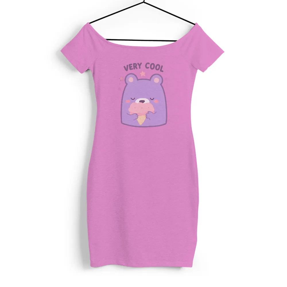 Tee Shirt Printing: Breezy Bear's Cotton Candy Ice Cream - VERY COOL|long sleeve button up shirts for summer