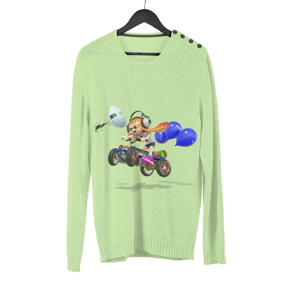 Customized Tee Shirts: Inkling Boy's Mario Kart Adventure|shirts splatoon 2