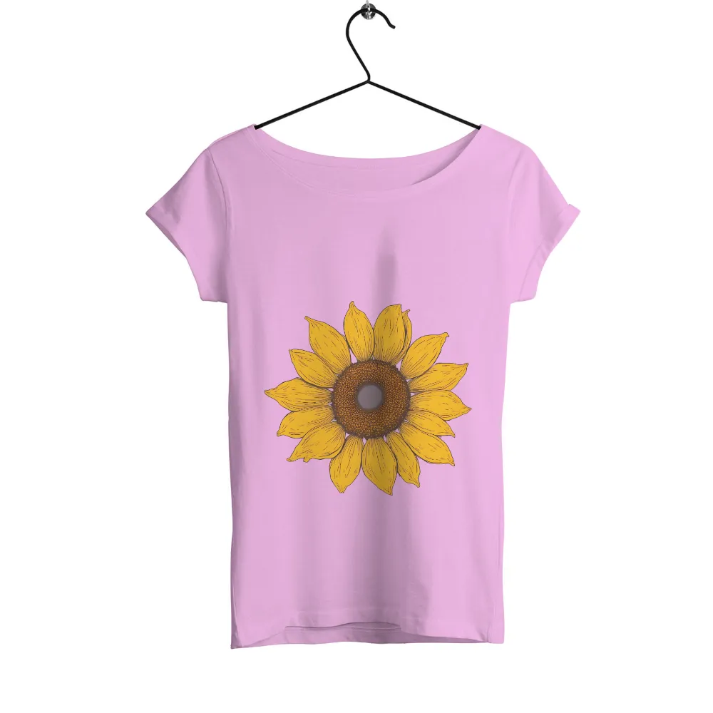 T-Shirts Pattern: Sunflower Beauty - Artistic Nature Design|black roblox suit t shirt