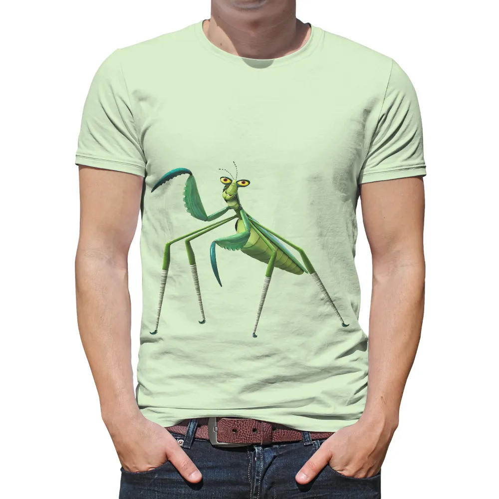 Praying Mantis T-Shirts Pattern: Wisdom and Strength|ata martial arts t shirts