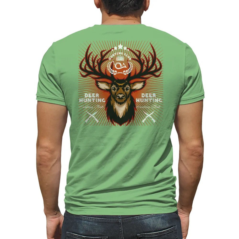 Customized Tee Shirts: Deer Hunting Hobby Club - Nature, Honor, Community|dunk sun club shirt