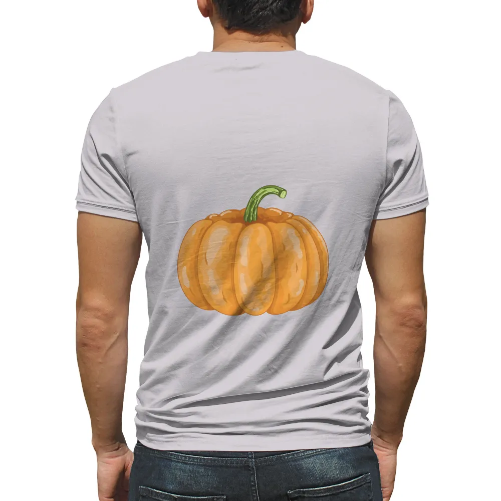 Tee Shirt Printing: Embrace the Warmth of Autumn with Pumpkin Design|bleaching comfort colors