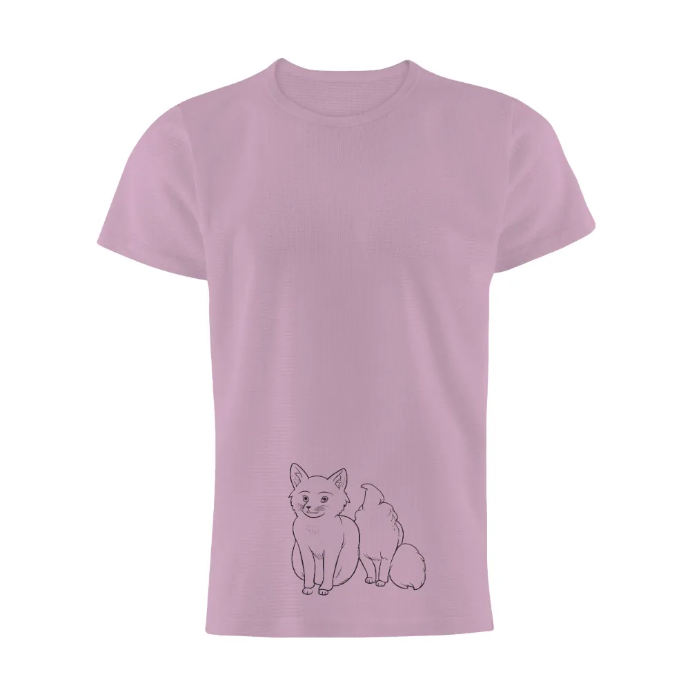 Shirts Graphic Tees: Enchanted Black Cat - Whimsical Magic|al diaz artist