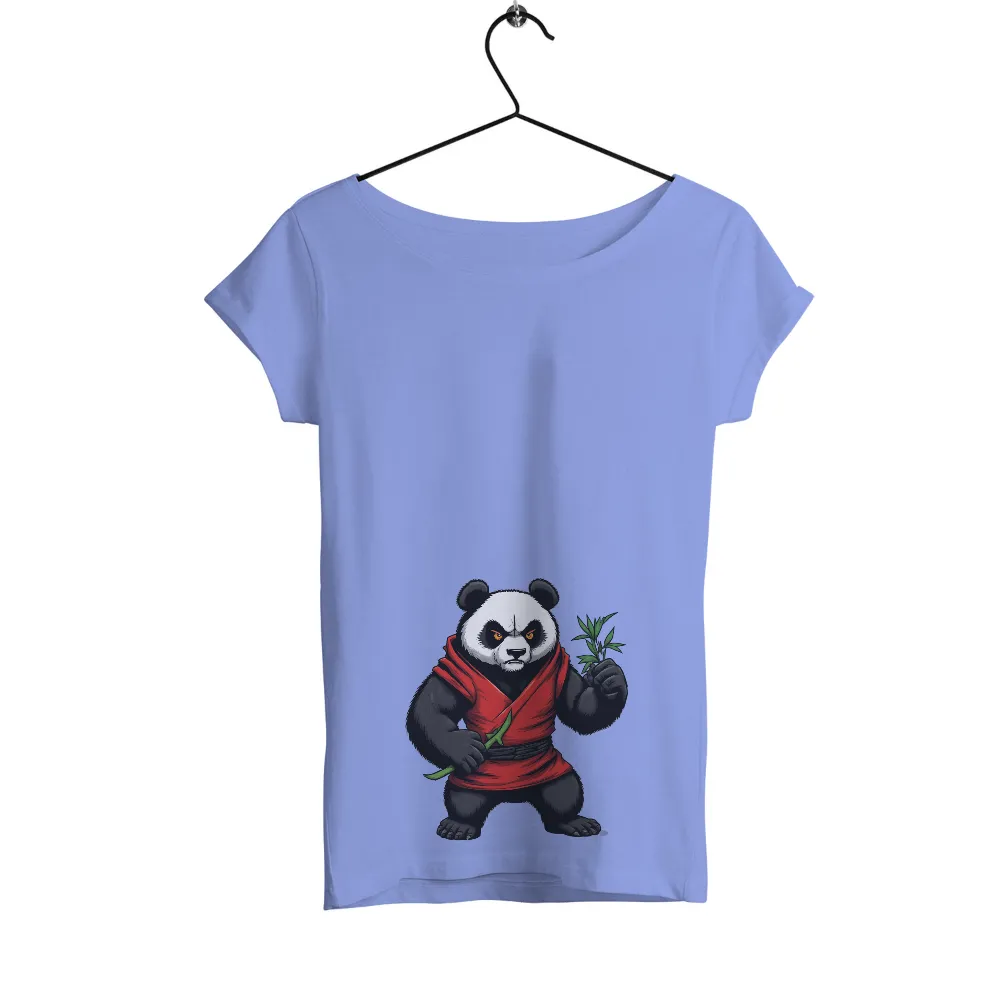 Custom Tee Shirts: Warrior Panda | Martial Arts, Strength & Cultural Significance| Red robe panda