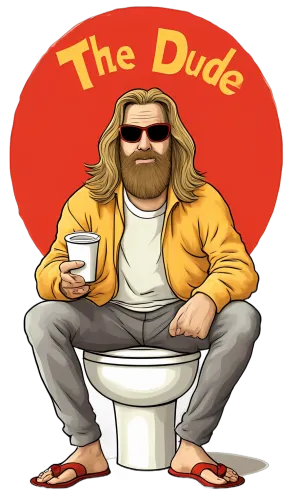 The Dude T-Shirts Pattern: Laid-Back Pop Culture Icon