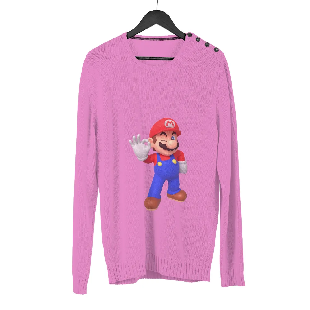 Customized Tee Shirts: Mario's Adventure - Gaming Hero|harbaugh is my hero shirt