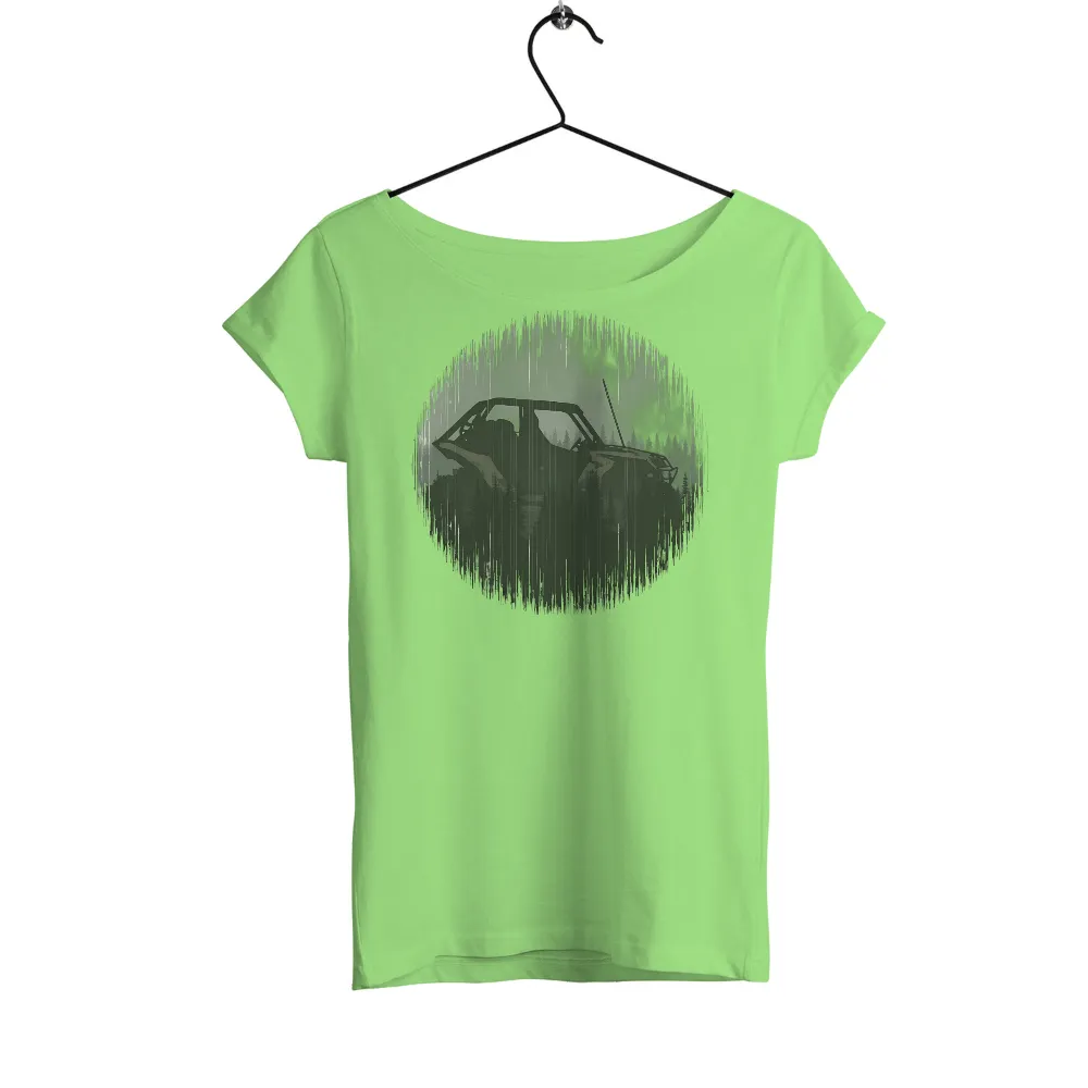 T-Shirts Design: Off-Road Adventure in the Rain|endor forest summer camp shirt