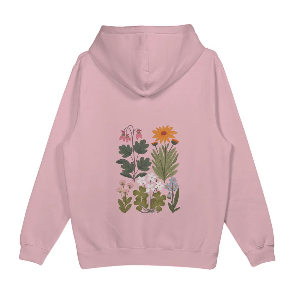 Tee Shirts Printed: Wildflowers Harmony - Nature's Artistic Expression|harmony day t shirts best and less