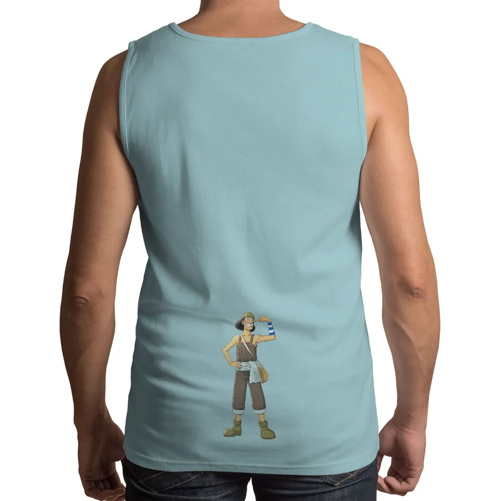 T-Shirts Custom: Celebrate Usopp's Journey with Bold and Humorous Design|adventure time star wars shirt