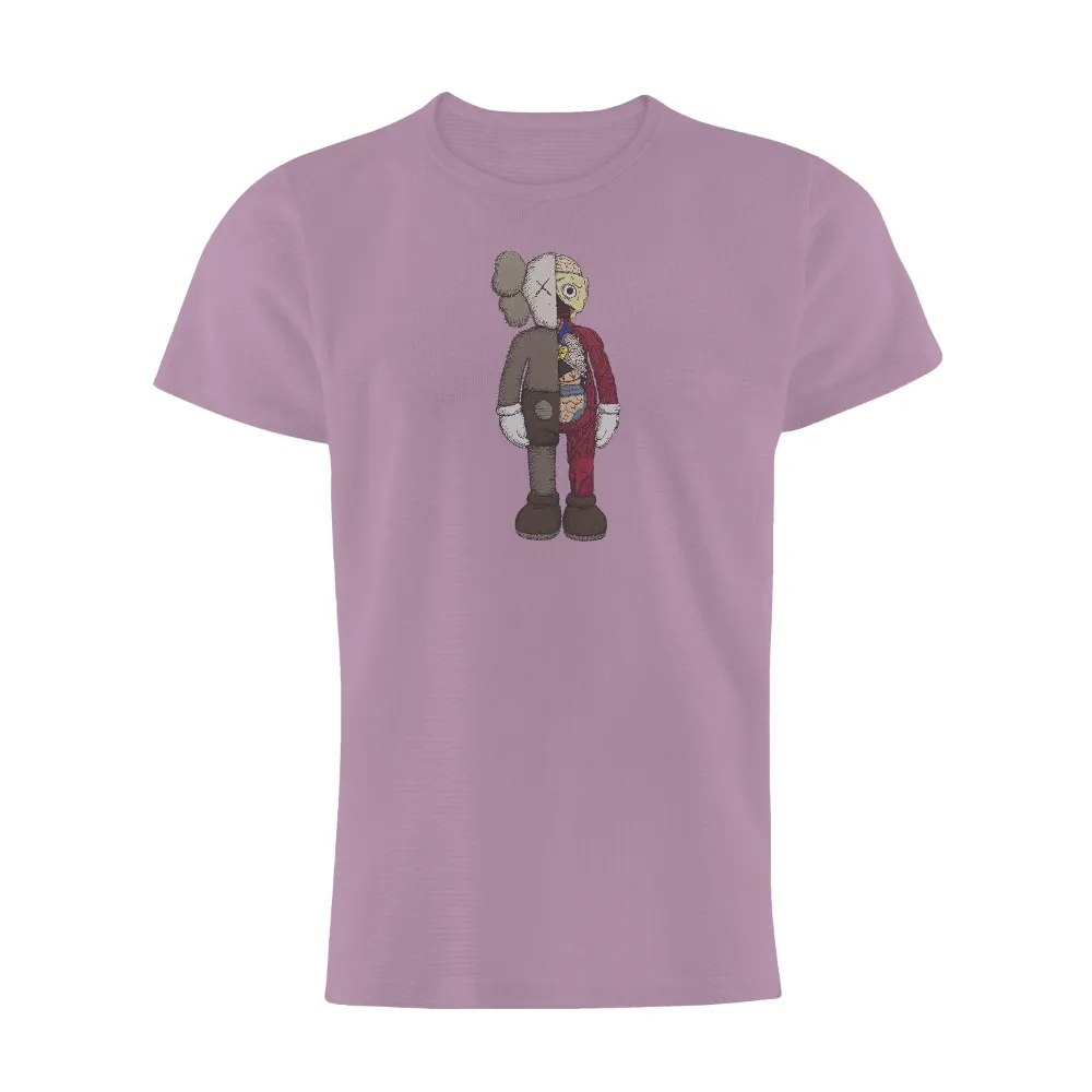 T-Shirts Custom: Half Teddy Bear, Half Anatomy - Explore the Duality of Life|teddy bear t shirt roblox