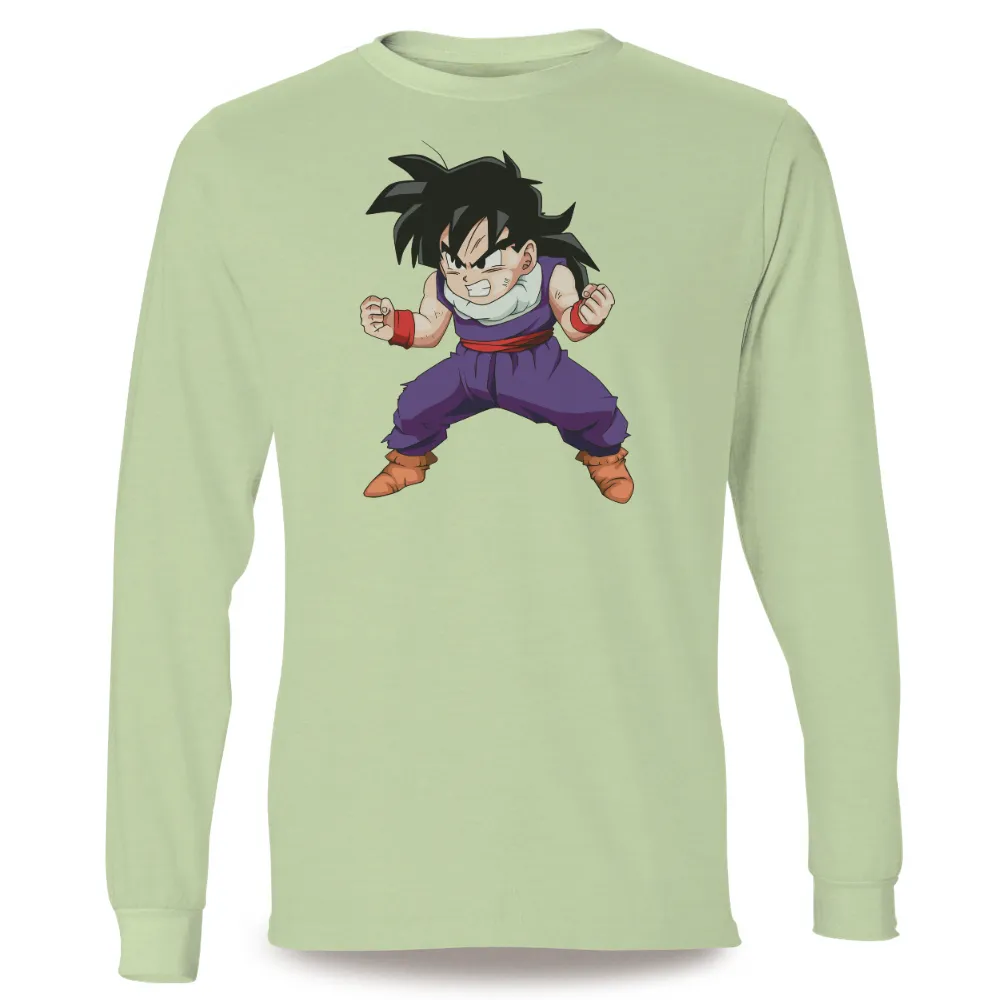 Tee Shirt Printing: Gohan's Battle Spirit - Anime Fan Art|mr po dragon ball