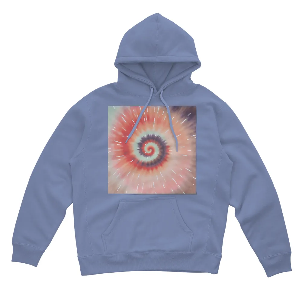 Customized Tee Shirts: Spiral of Life - Artistic Designs|bleach dye comfort colors