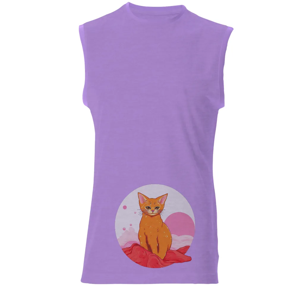 Shirts Graphic Tees: Ginger Cat Serenity - Cozy Moments|los angeles fc 22 23 home jersey