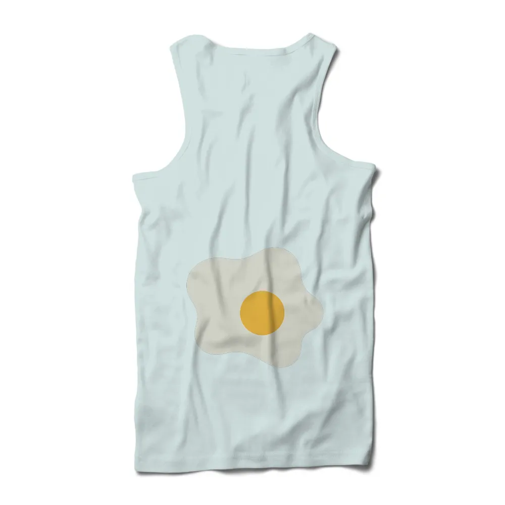 Shirts Graphic Tees: Fried Egg Minimalist Design|heaven camp shirt teddy fresh