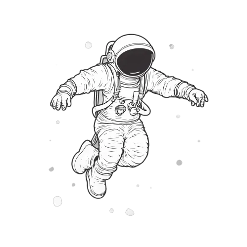 Minimalist Astronaut Design: Celebrate the Spirit of Space Exploration