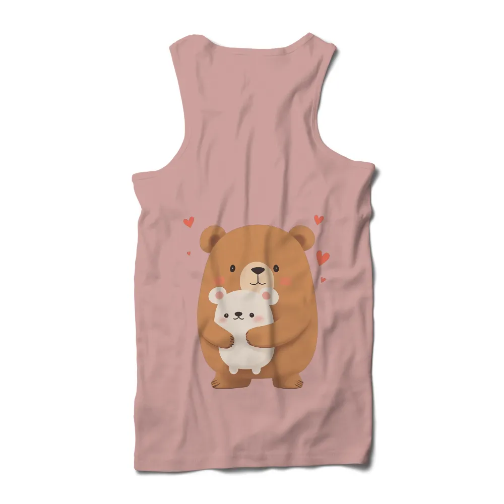 Custom Tee Shirts: Bears Embracing Love and Protection|comfort colors 4th of july shirt