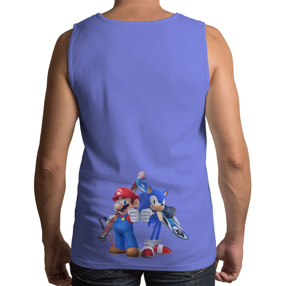 Mario and Sonic T-Shirts Pattern: Celebrating Sports and Friendship|mario hilario t shirt