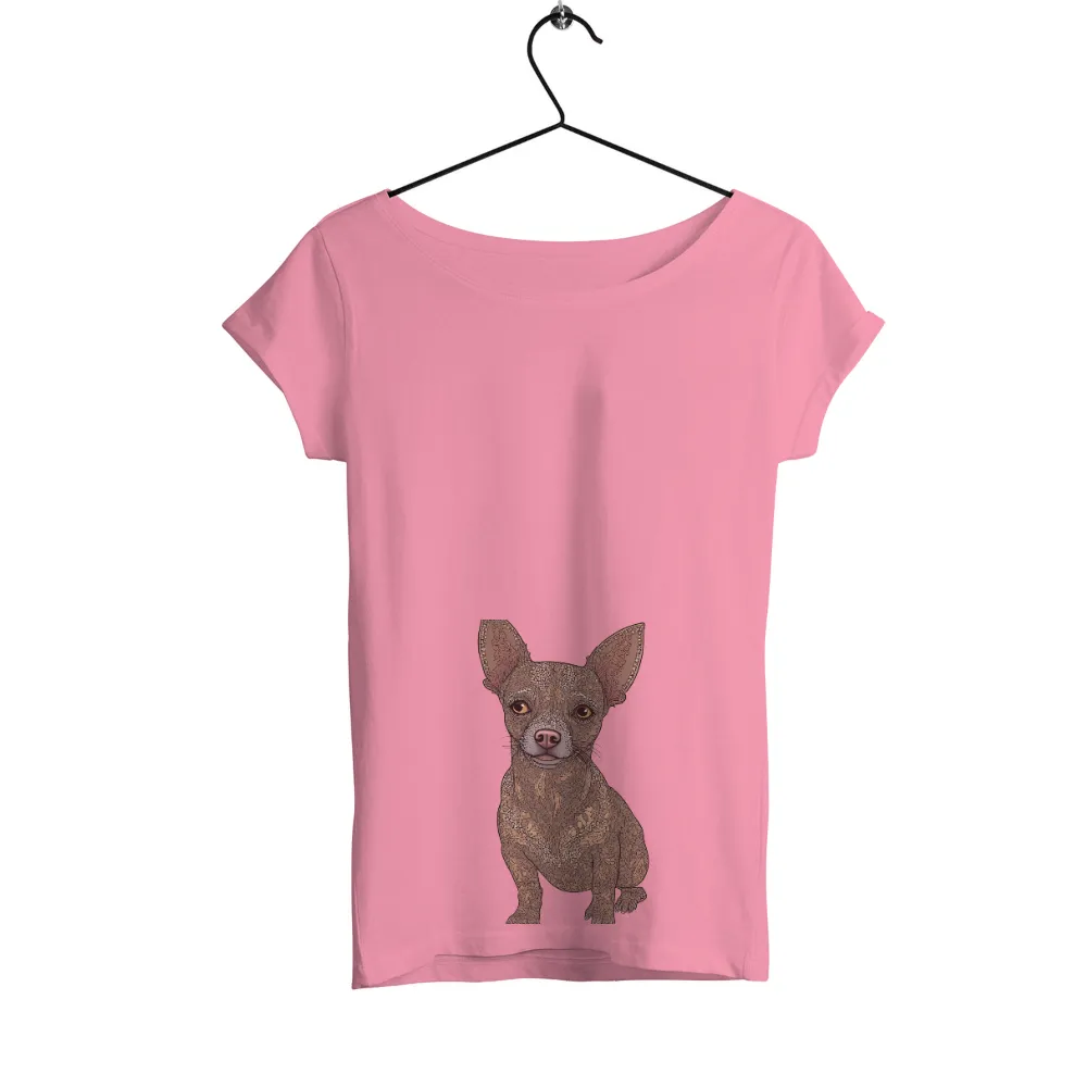 Tee Shirts Printed: Chihuahua Mosaic - Artistic Pet Design|limited edition t shirts art