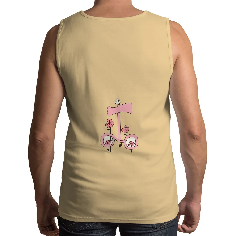 Custom Tee Shirts: Pink Scooter with Flowers - Joyful Ride|pinterest roblox t shirt pink