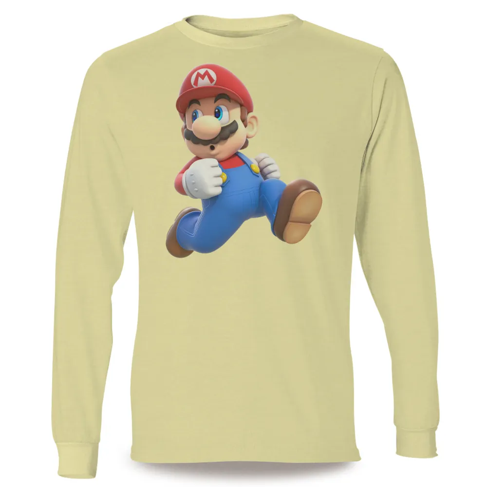 Mario T-Shirt Printing: Adventure and Determination|super hero police shirt