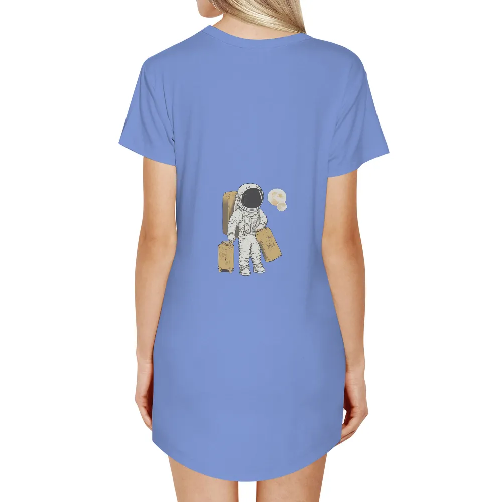 Graphic Tees: Vintage Astronaut Adventure - Space Traveler|art t shirt design vintage