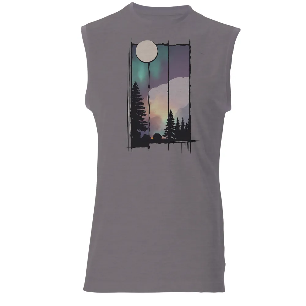 Tee Shirt Printing: Nature's Serenity Under the Moonlit Sky|hot topic moon knight shirt