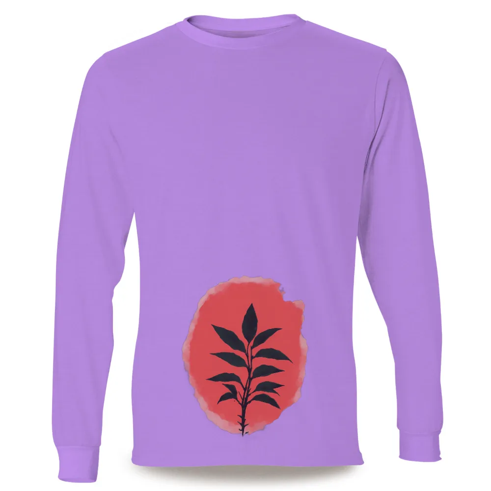 Custom T-Shirt Printing: Nature's Resilience - Artistic Plant Design|black market art t shirts