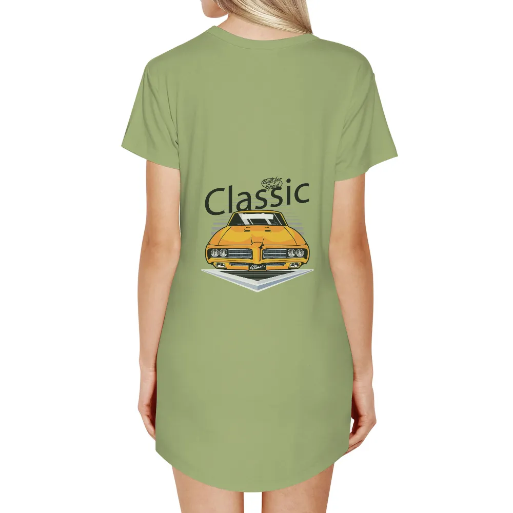 Customized Tee Shirts: Classic Muscle Car Design|top gun vintage shirt