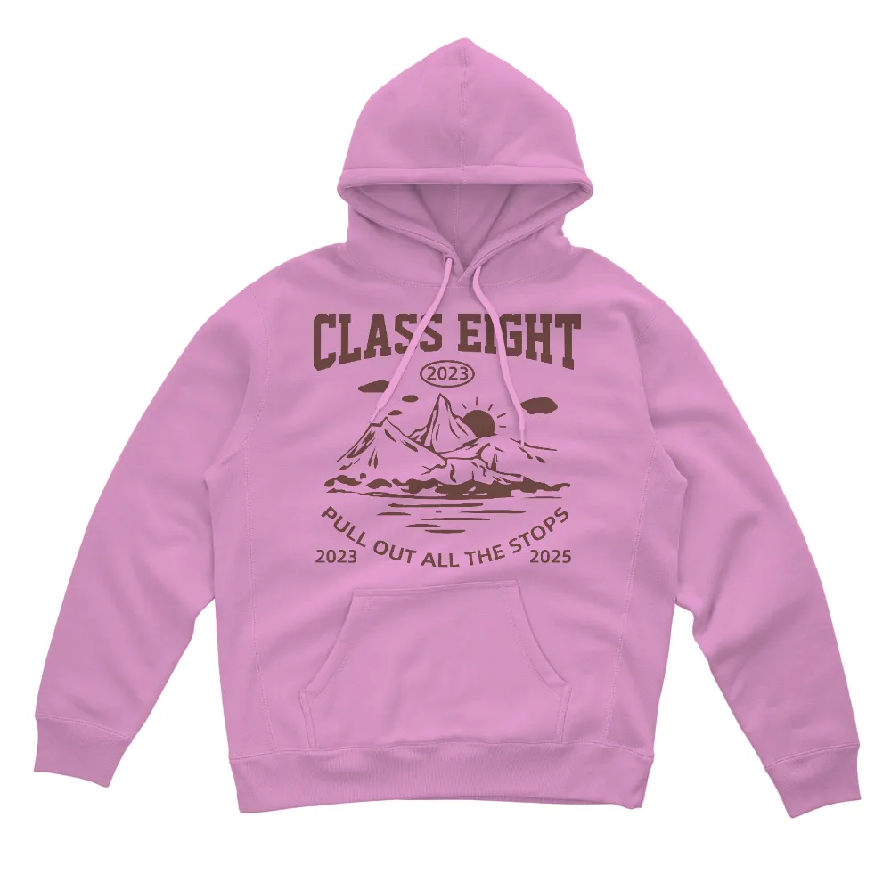 Custom Tee Shirts: Class Eight's Journey and Aspirations|the mountain butterfly t shirt