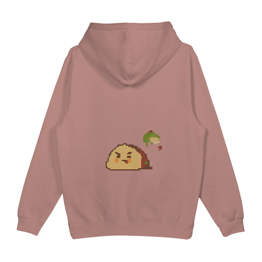 Shirts Graphic Tees: Pixel Art Taco with Broccoli - Whimsical Comfort Food|taco tuesday shirt target