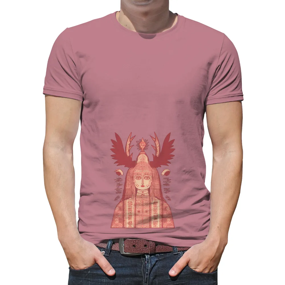 Tee Shirt Printing: Ancient Wisdom Guardian - Artistic Designs|balance shirt