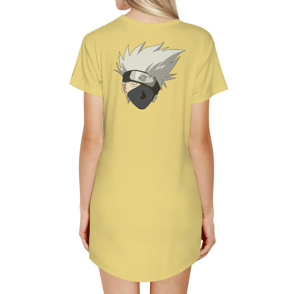 Graphic Tees: Silver-Haired Ninja - Anime Inspired Design|zayde wisdom