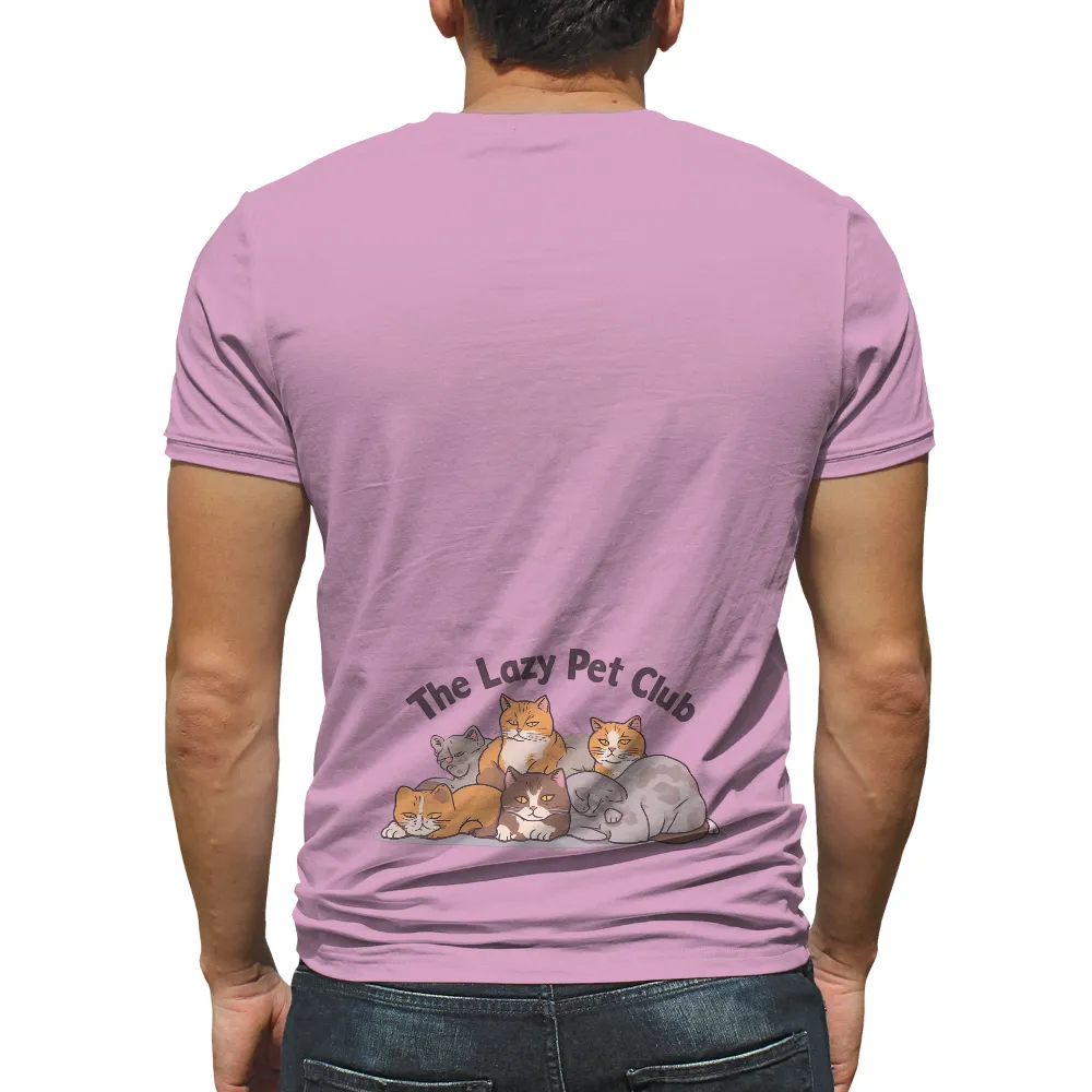 Custom Pet Design: The Lazy Pet Club - Cats, Relaxation, and Companionship|nasa space cats shirt