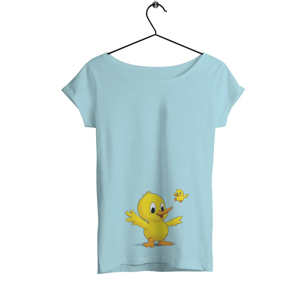 Graphic Tees: Cheerful Ducklings - Innocence and Playfulness|roblox yellow t shirt