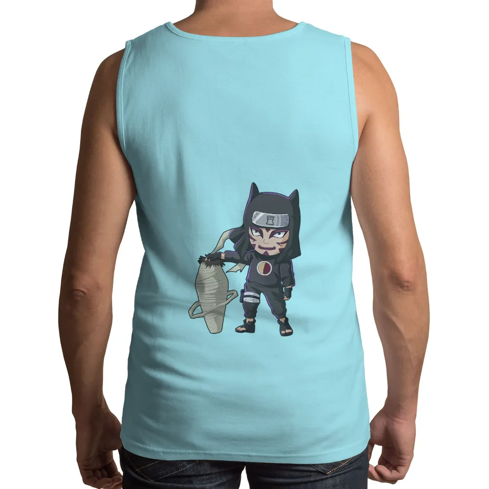 Graphic Tees: Temari's Power and Style in Chibi Design|baryon mode naruto shirt