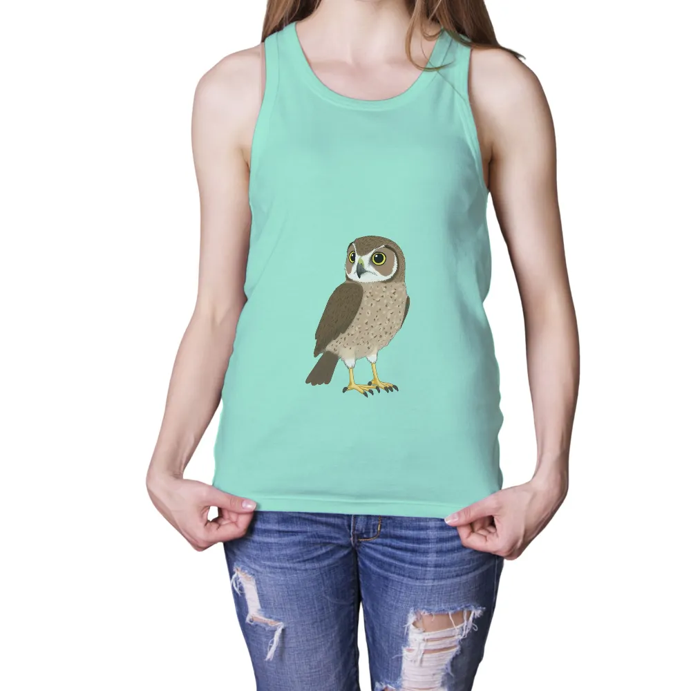 Custom Tee Shirts: Eldric the Wise Owl - Artistic Design|nhl opening night 2022