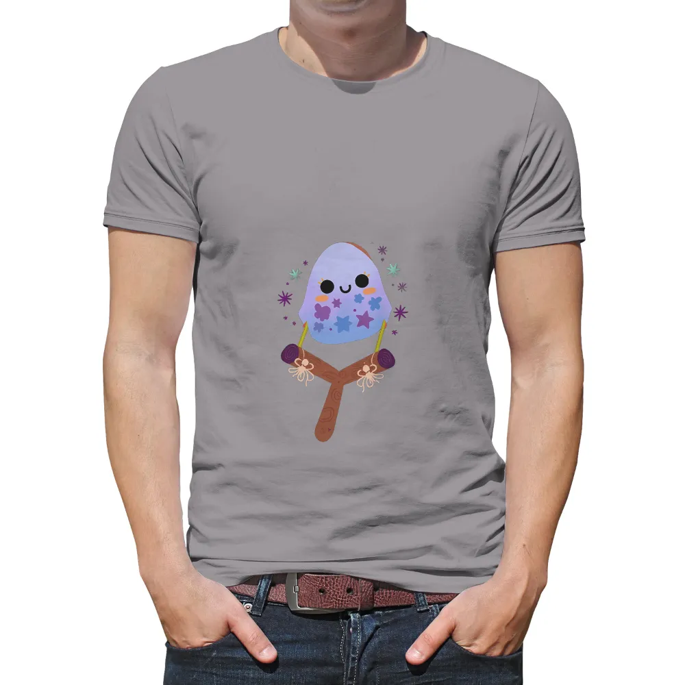 Tee Shirts Printed: Magical Ghost Luna with Stardust and Flowers|ghost boo bee t shirt