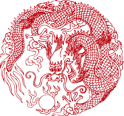 Custom Tee Shirts: Dragon of Wisdom - Artistic Mythical Design