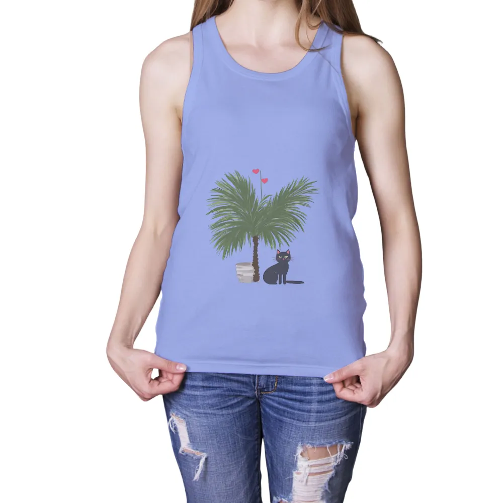 T-Shirts Design: Luna and Her Palm Tree - Love and Companionship|men i love hot moms shirt