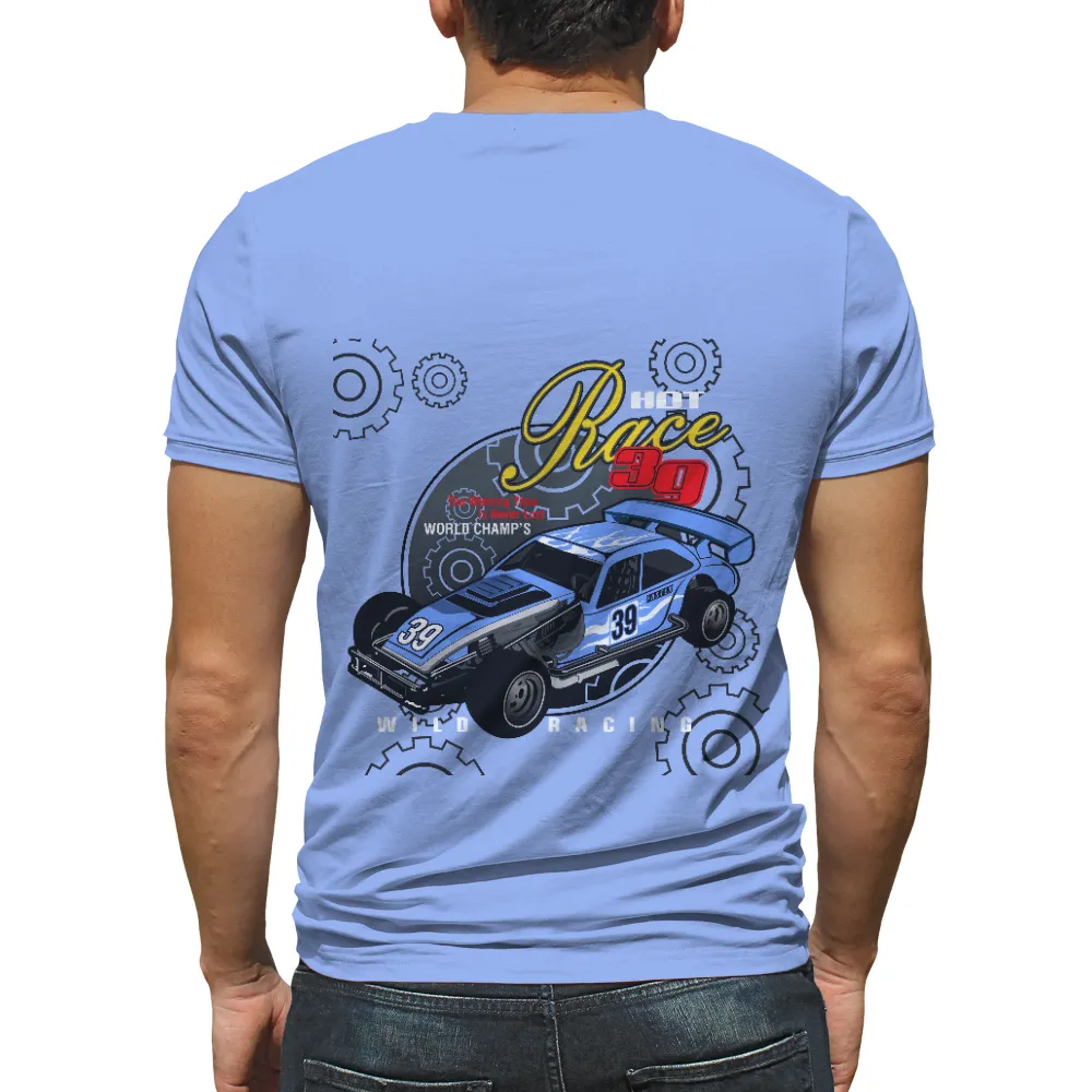 Custom Tee Shirts: Hot Race 39 - Wild Racing Adventure|adventure time star wars shirt