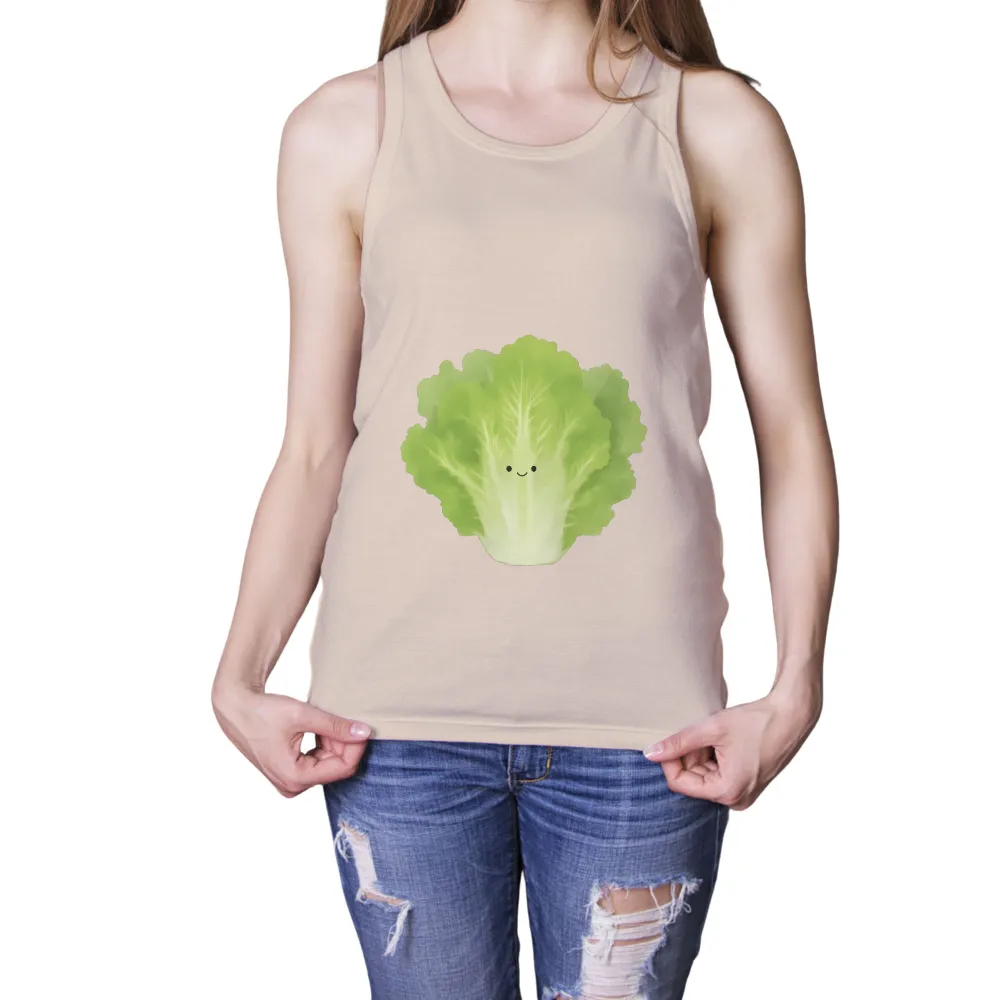 TShirt Printing: Happy Lettuce - Cheerful Nature Design|happy mothers day shirt ideas